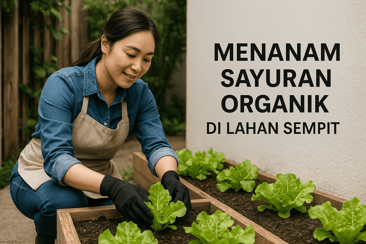 Berkebun Sayuran Organik di Lahan Sempit yang Efisien